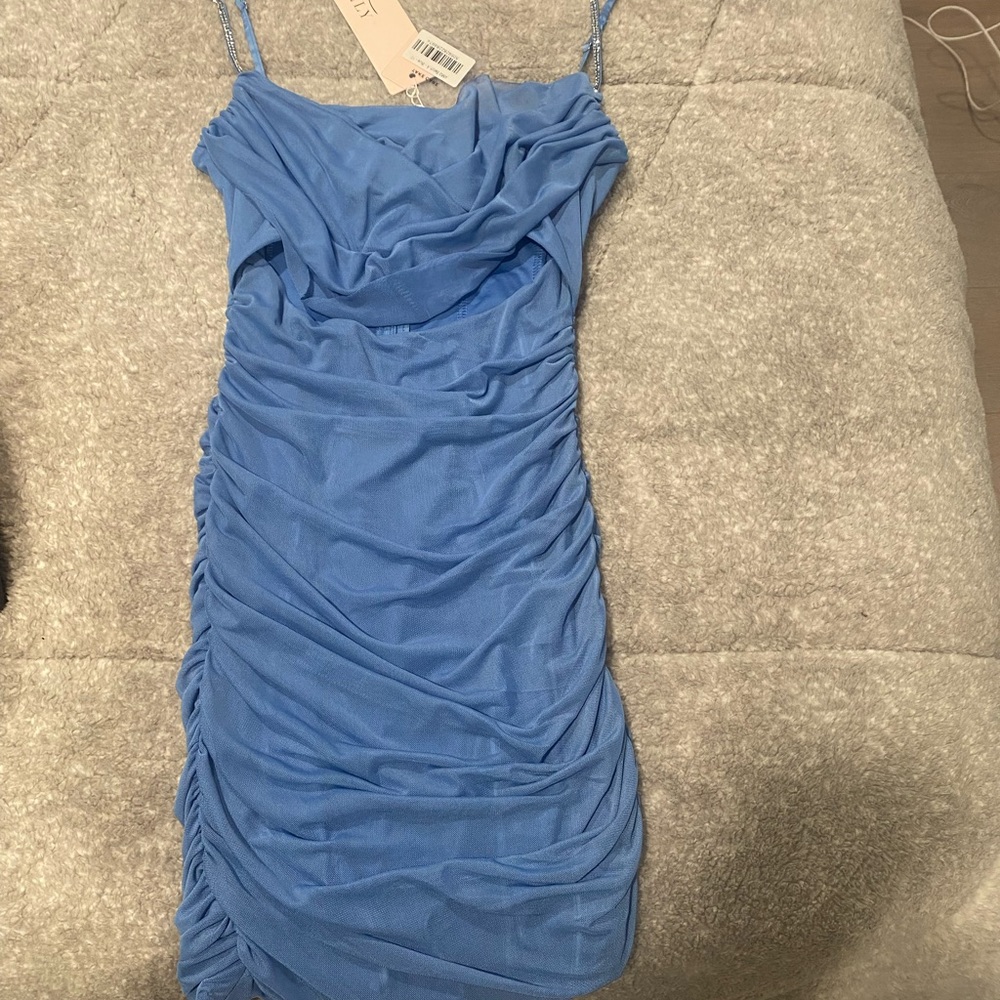 Blue dress!